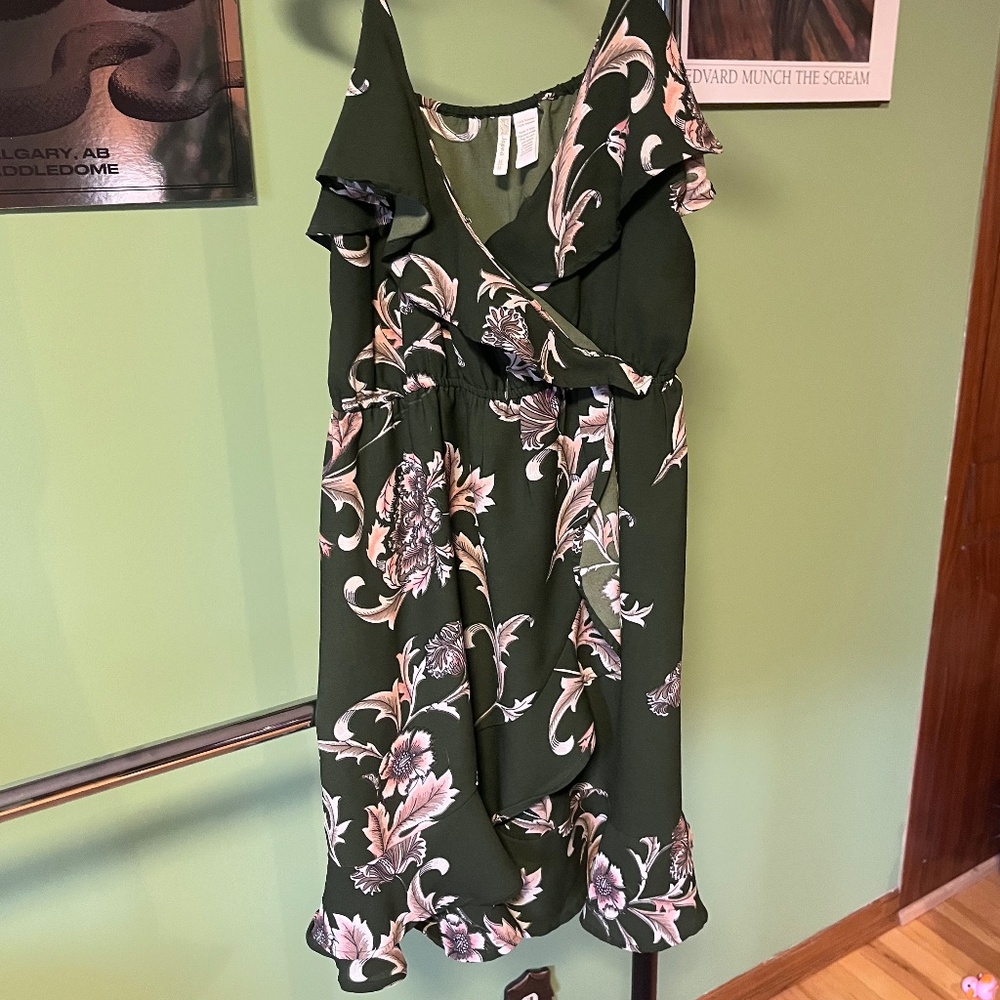 Japana paisley frilled dress